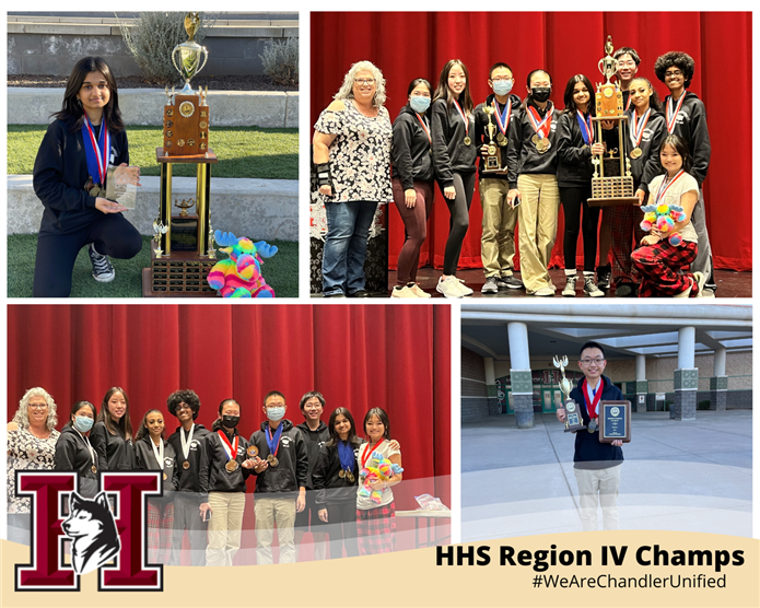  HHS Academic Decathlon Region IV Champions - February 2023
